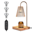Load image into Gallery viewer, Glass Plaid Candle Warmer Lamp