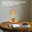 Load image into Gallery viewer, Glass Wave Candle Warmer Lamp