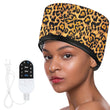 Cargar imagen en el visor de la galería, Yellow Lepard Print Heat Cap