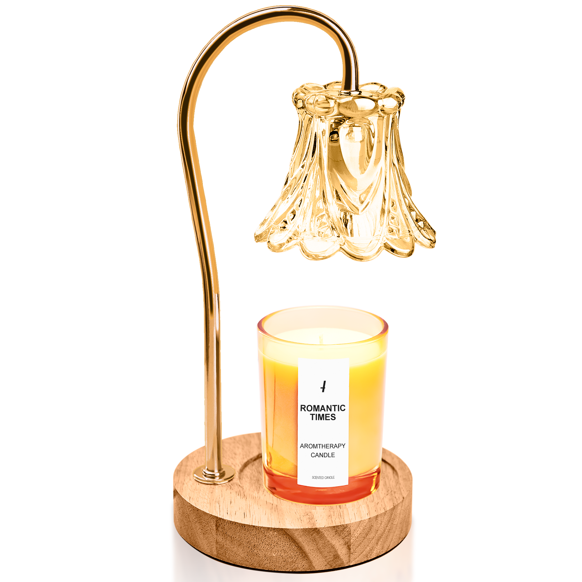 Glass Wave Candle Warmer Lamp – ingeware