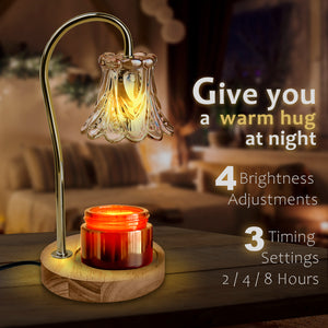 Glass Penutia Candle Warmer Lamp