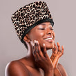 Load image into Gallery viewer, Lepard Print Heat Cap
